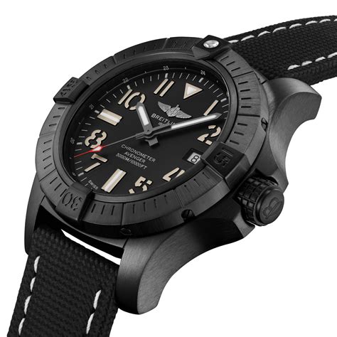 breitling avenger night mission black|Breitling Avenger seawolf night mission.